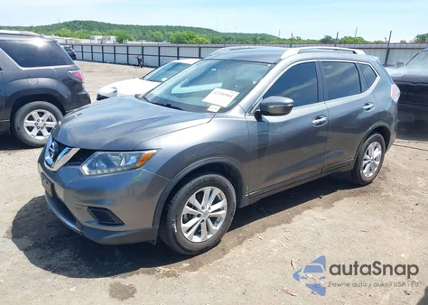 2014 Nissan Rogue Sv из США, поврежденный, VIN 5N1AT2MT2EC865047